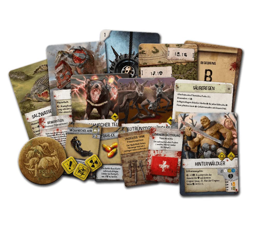 Waste Knights (2nd Ed.) - Galakta - Tedesco - Gioco di sopravvivenza - per 1-4 persone - a partire dai 14 anni