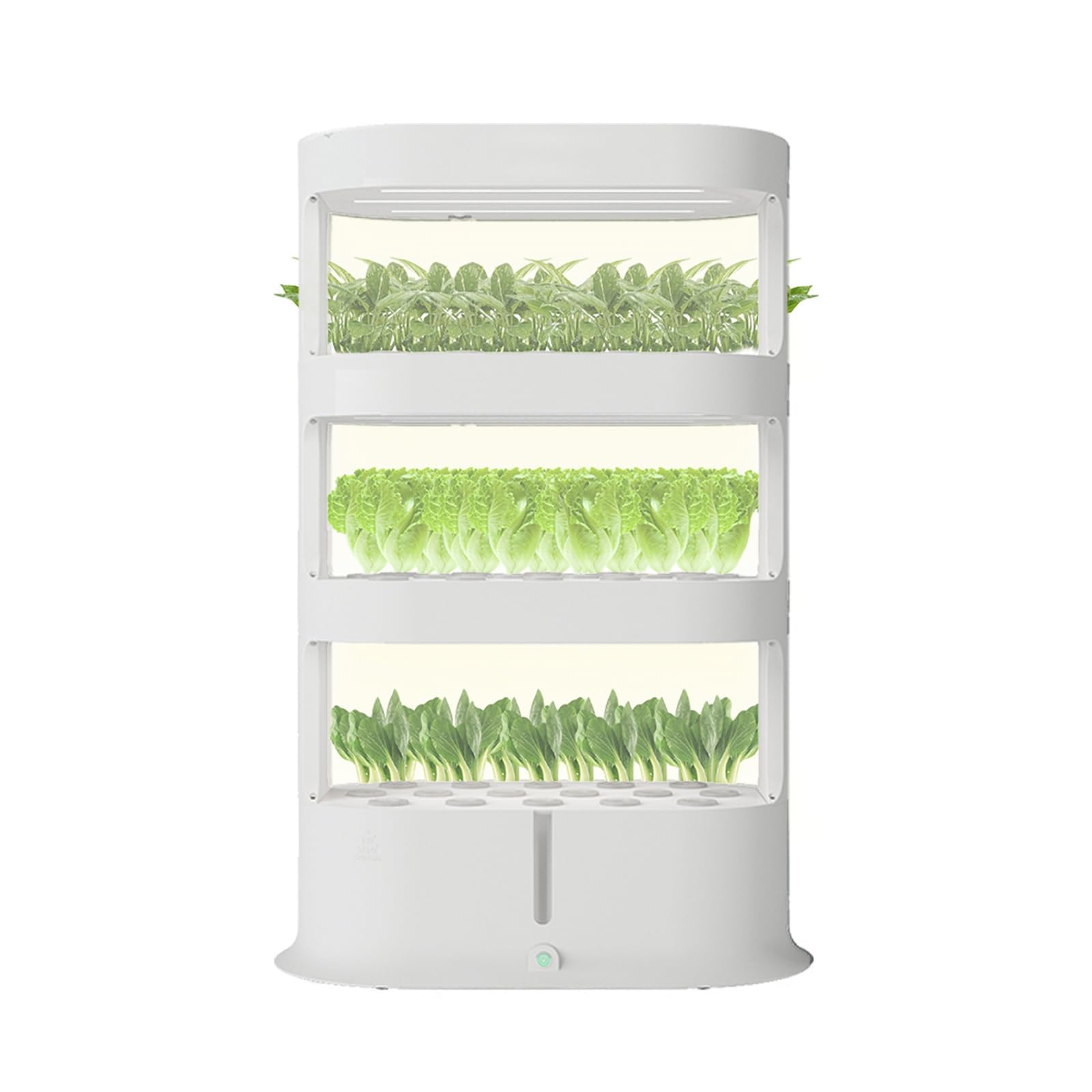 SystèMe De Culture Hydroponique, Kit De Tour Verticale D'IntéRieur, Kit De Germination Hydroponique pour Jardiniers Amateurs(White)