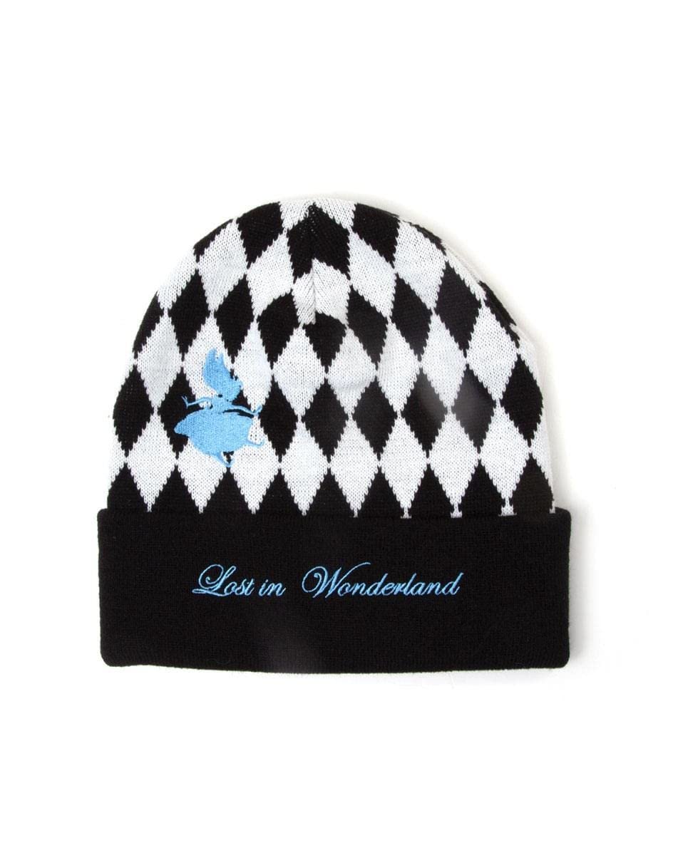 Disney Official Alice in Wonderland Checkered Beanie