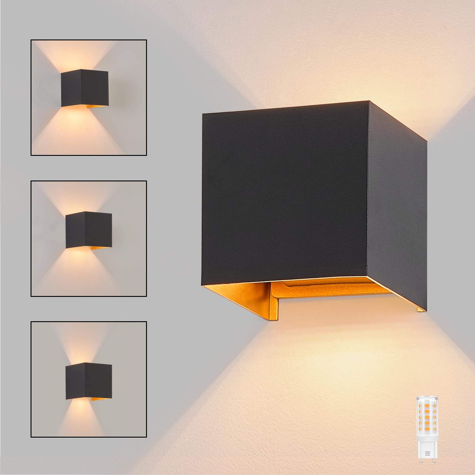 Laittiin LED Wandleuchte Aussen Wandlampe