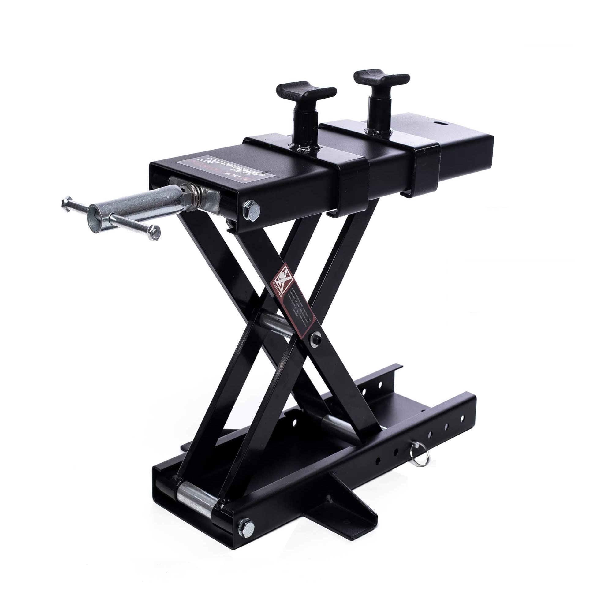 Apextreme Bike Jack Bicycle Lift Jack Load Capacity 1100.9 lbs (500 kg), Safety Stopper Included, Attachment, Handle Included, Black