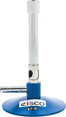 eisco Labs Estabilizador de líquido de propano Mechero Bunsen con llama y ajuste de Air ventilación