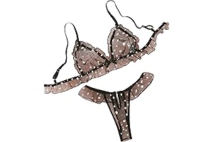 Shein Lacy Indulgence: Sheer Mesh Bra and Panty Set