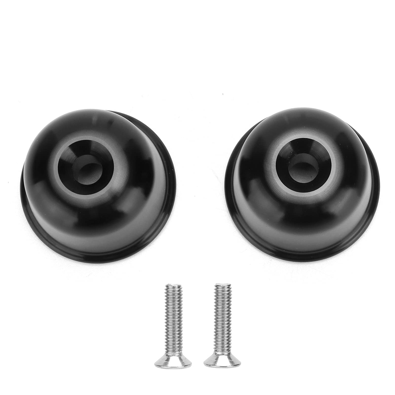 Embouts de Guidon de Rechange pour Triumph Street Twin/Bonneville/Scrambler 1200XC, Embouts de Guidon de Moto en Alliage D'aluminium CNC(Le noir)