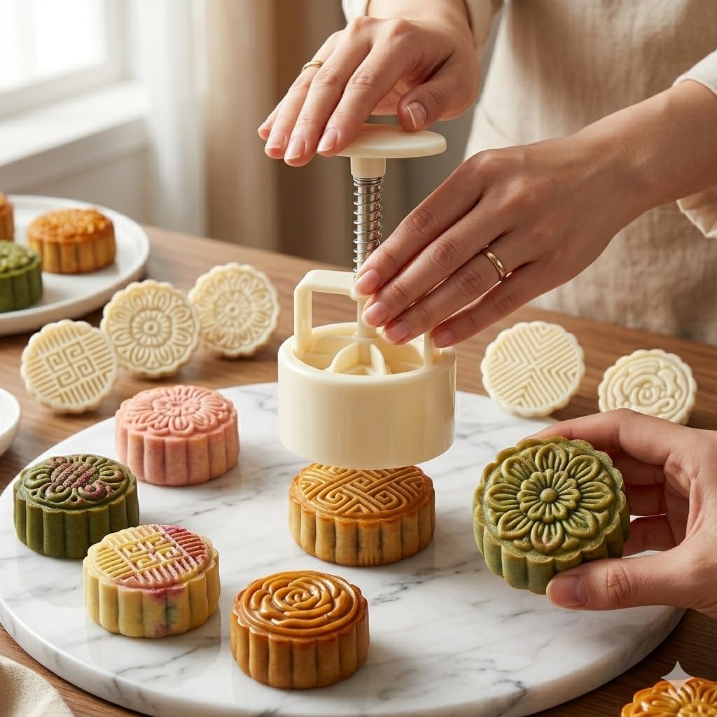 Cookie Press Mold - 6 Designs for Cookies & Biscuits -8