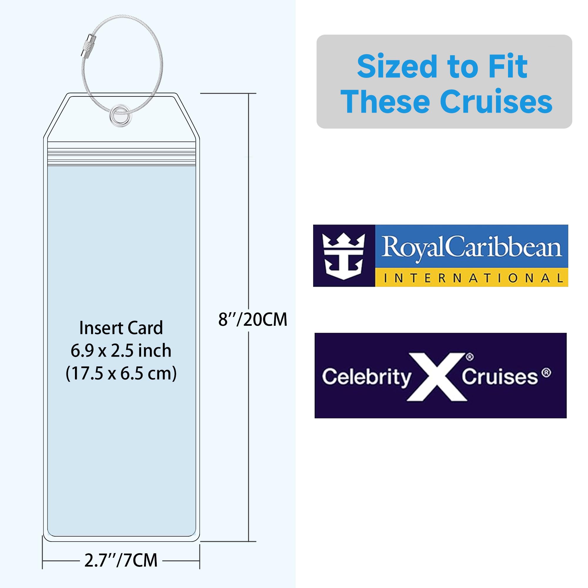 5 Pezzi Etichette per Bagagli da Crociera per Navi Princess