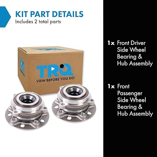 Vista 911 de TRQ Juego de 2 rodamientos y bujes de rueda trasera izquierda y derecha compatible con Ford Expedition 2007-2010 Lincoln Navigator 2007-2010