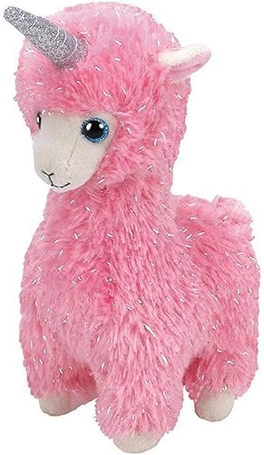 TY Lana Rosa Llama W/Cuerno - Gorro Bebé