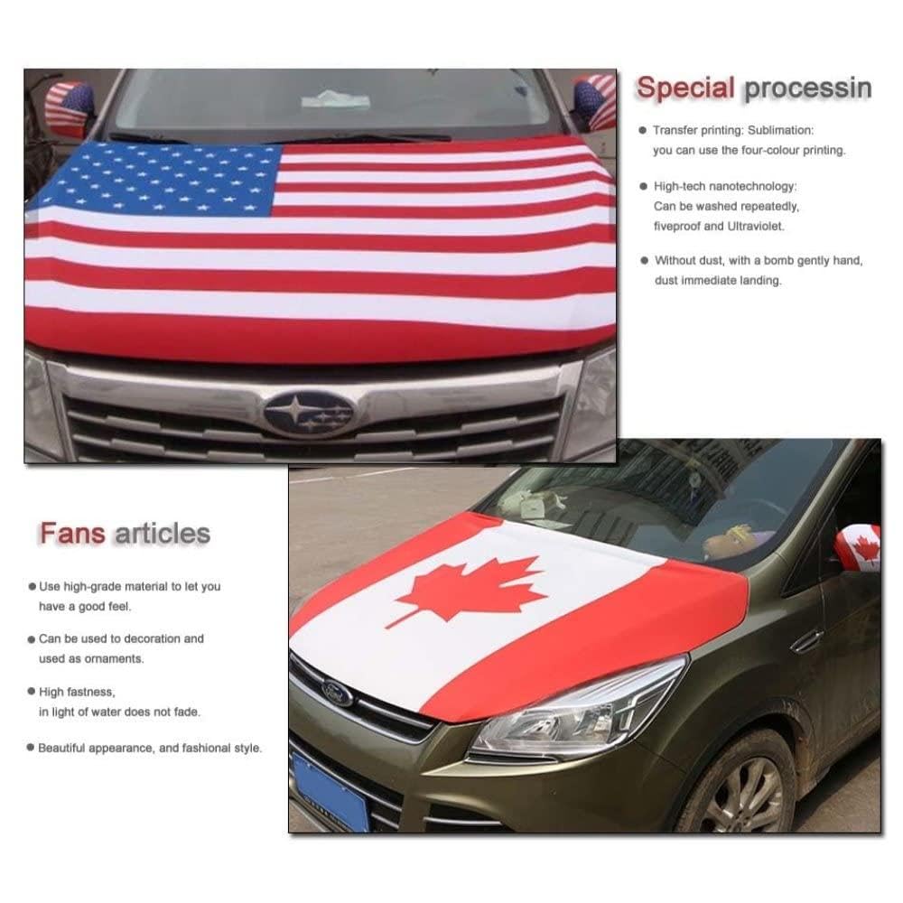 Moda Protezione Cofano Bandiera Bosnia Ed Erzegovina - Copri Cofano Auto 3.3×5Ft Tessuti Elastici