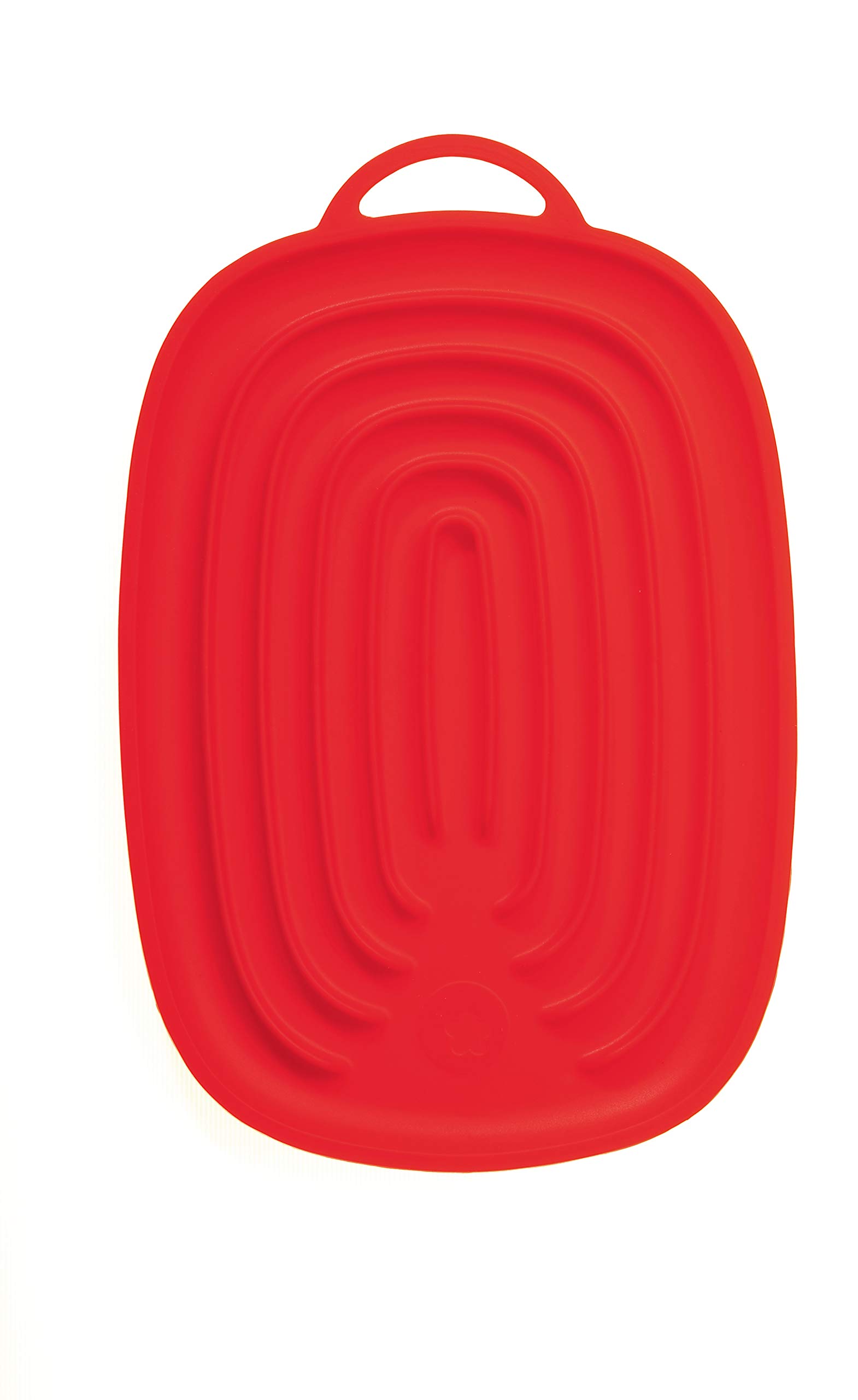 Kochblume Multiablage | Ablage für Küchenhelfer | Premium-Silikon | Hitzebeständig | Spülmaschinenfest | 22cm | Farbe: rot