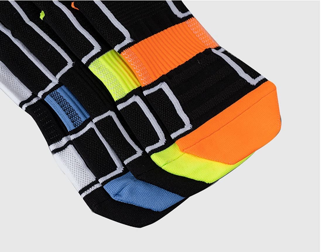 Calcetines de Ciclismo 5 Pares de Calcetines Delgados Corriendo Montando Hombres y Mujeres Que corren los Calcetines de maratón de compresión de Verano Calcetines Deportivos Transpirables Nuevo