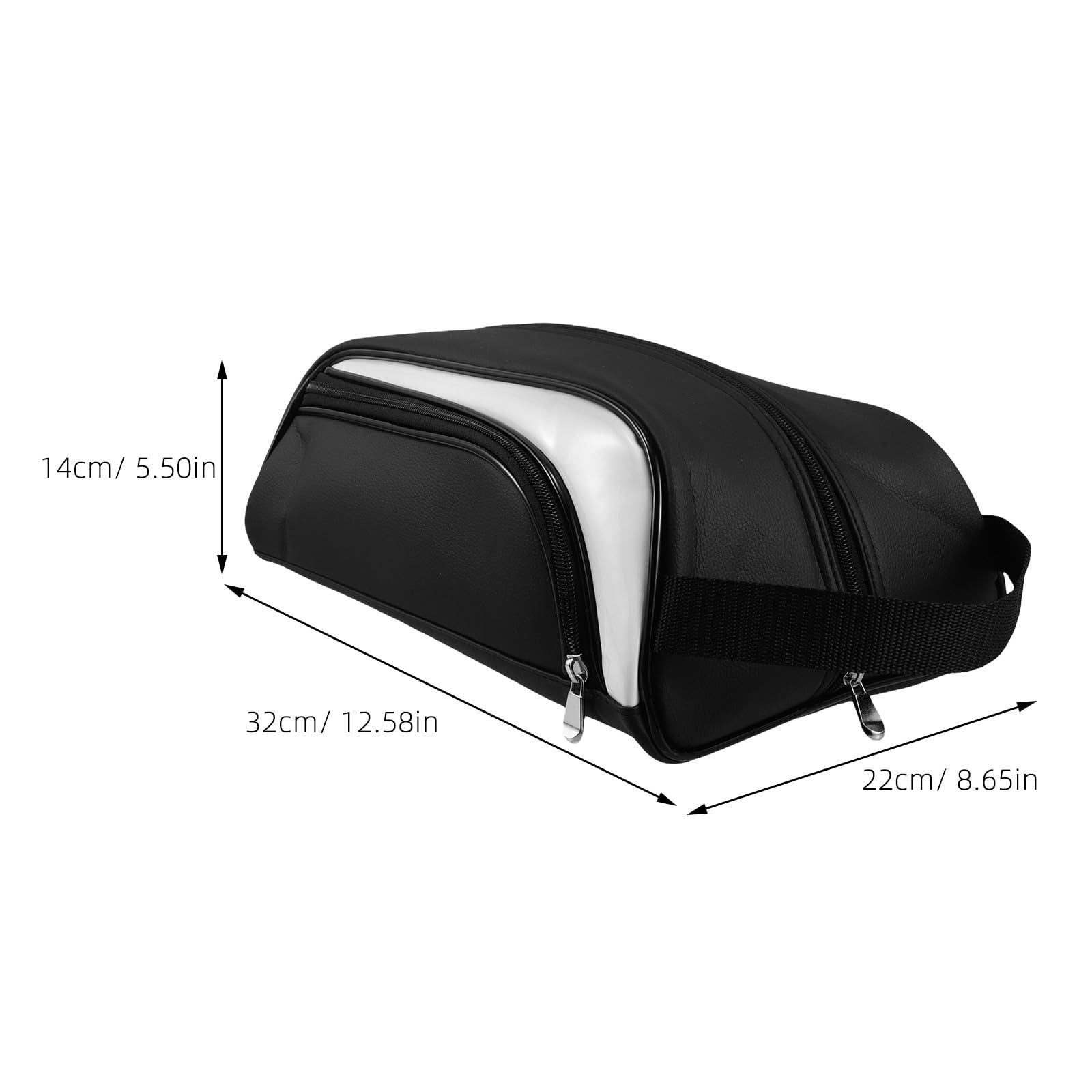 wasserdichte PU Schuh Tasche mit Reißverschluss Staubdichter Golf Schuh Organizer für Damen und Herren Praktische Reise Schuhaufbewahrung Schützende Schuhhülle Stilvoll und Robust