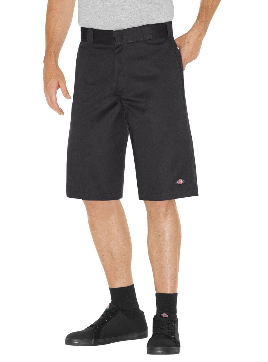 DickiesMen's 13-Inch Relaxed-Fit Multi-Pocket Short - Black - 44