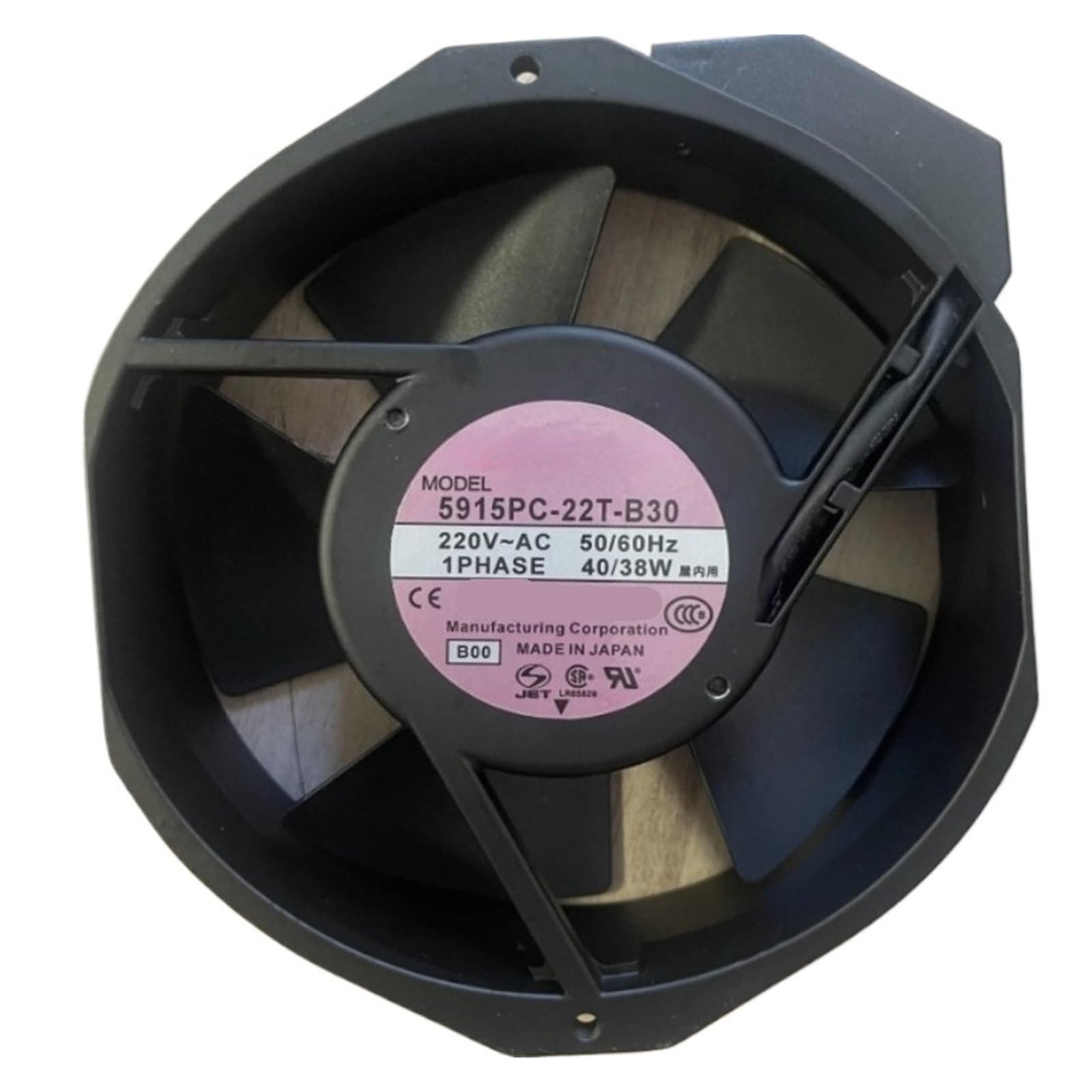 EGTDSFGJA 5915PC-22T-B30-B00 220V 40/38W 17238 172x172x38mm COOLING FAN