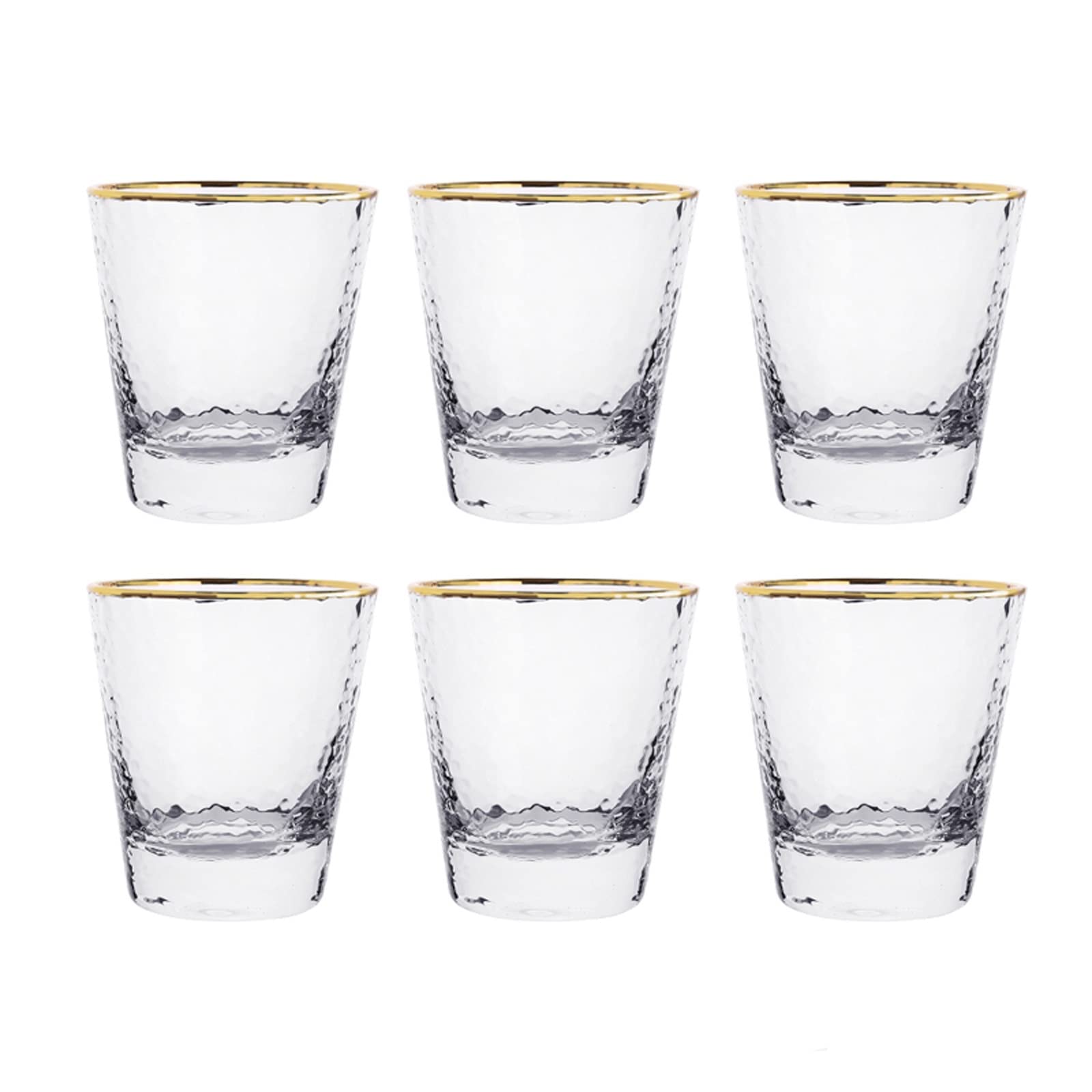 Vasos de cristal duraderos TOMYEUS para evitar roturas continuas en la mesa diaria