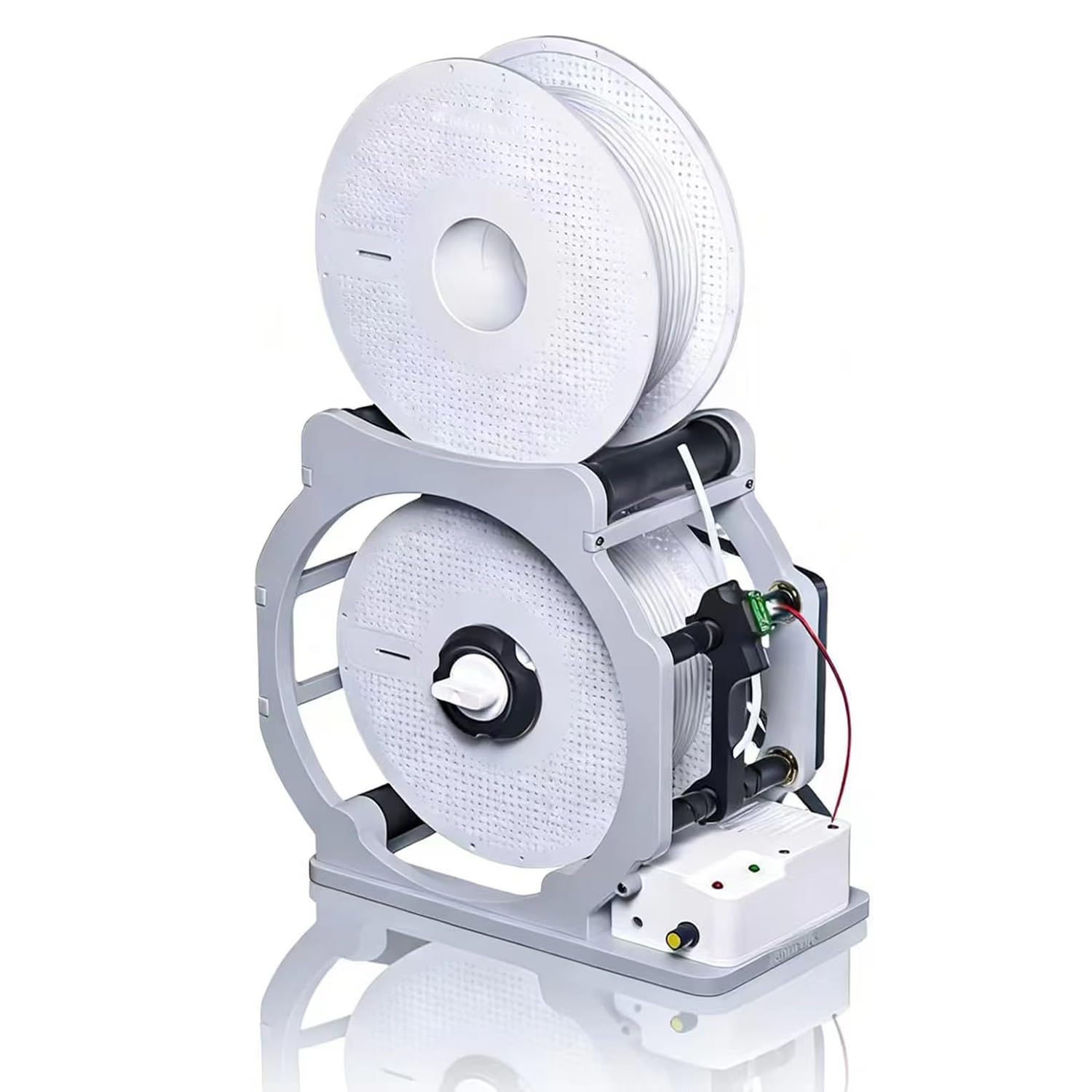 Bobinadora de filamento de impresora 3D, manivela y funcionamiento eléctrico con arranque inteligente para bobinas de 1 kg