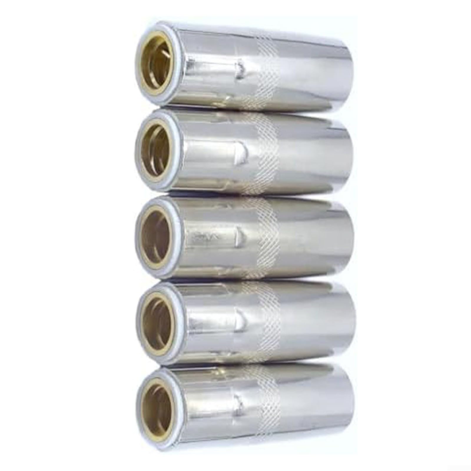 Confezione da 5 ugelli a gas MIG KP2742-1-50F 1/2", compatibili con Lincoln per torce di saldatura magnum PRO 250L 300L, materiali di consumo di ricambio in rame per saldature 250A 350A per pistole