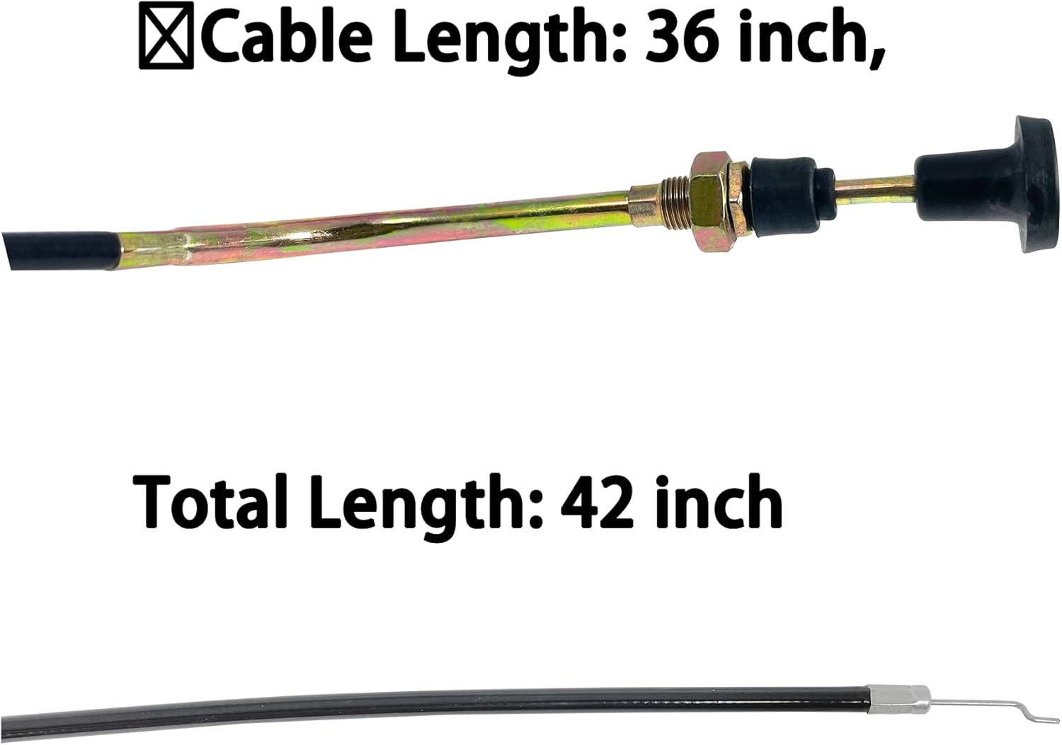 112-9753 Choke Cable Replacement for Toro Timecutter 74365 74366 74374 74376 74386 74387 74398