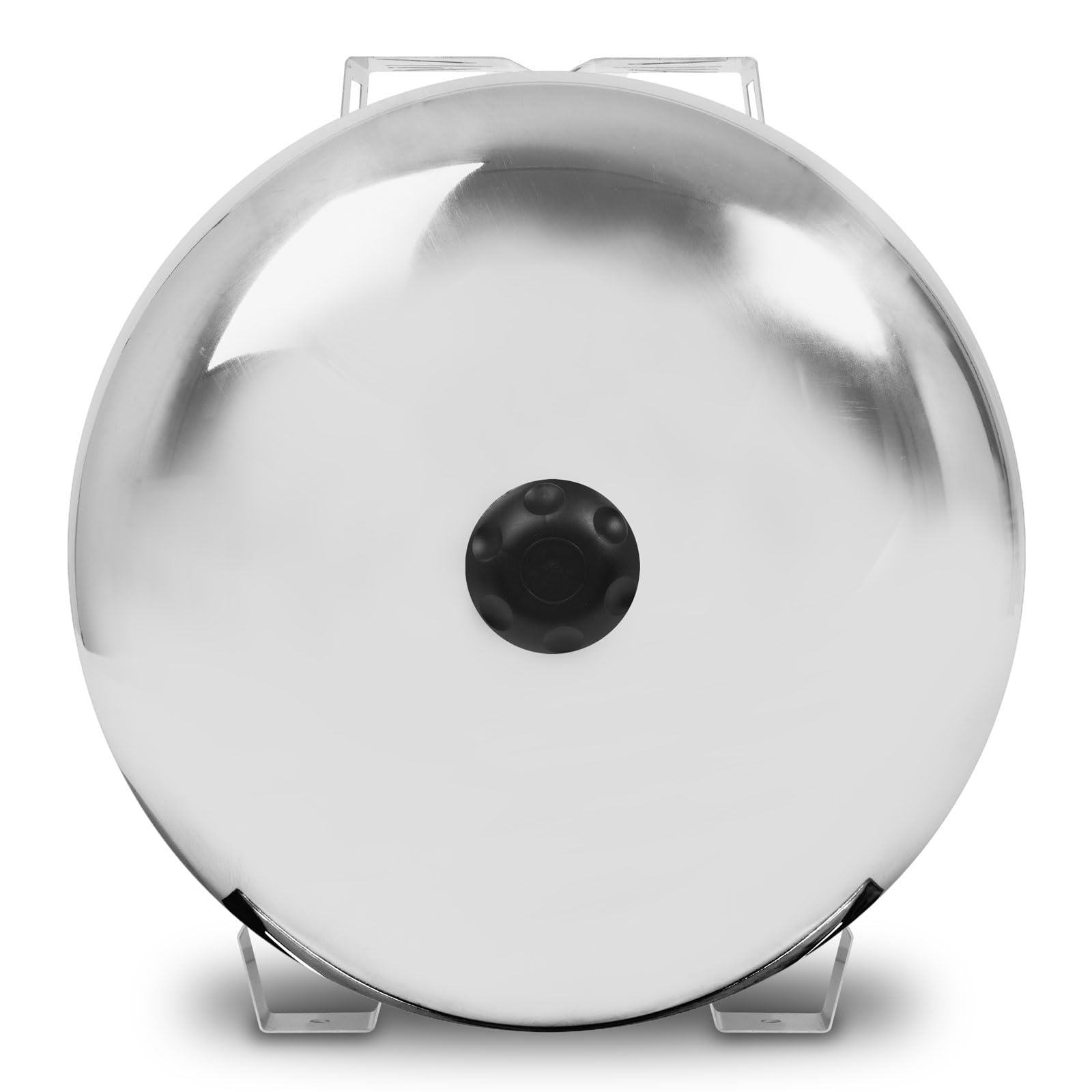 EBERTH Depósito a presión 100L, 6 bar, Intensificador de presión, Depósito, Globo, conexión 1" para bomba doméstica, bomba de pozo, acero inoxidable, Intensificador de presión, horizontal, pared 1,2mm