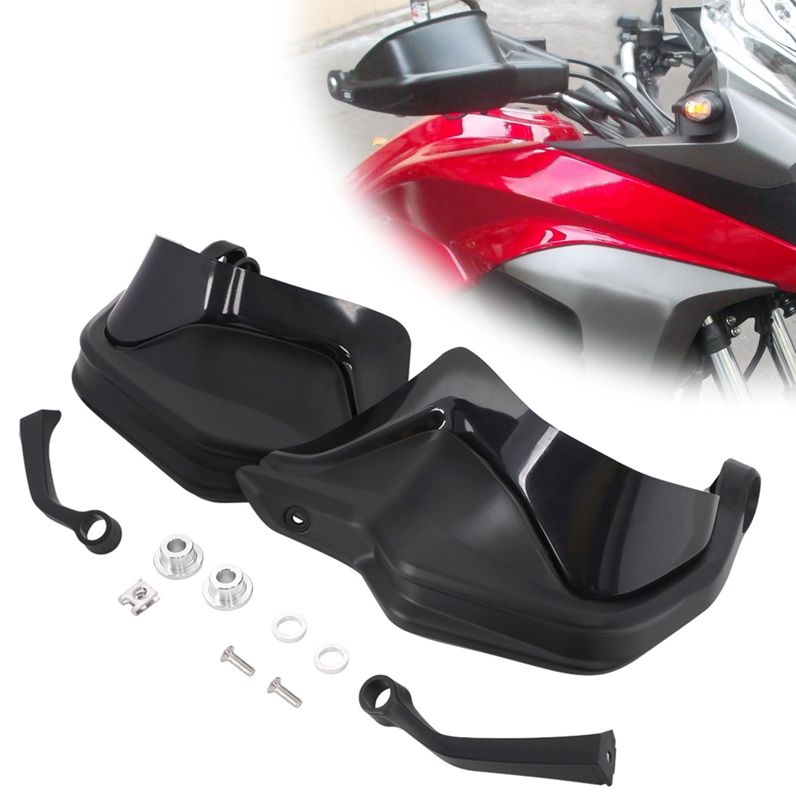 Osłony rąk do Crossrunner 800 VFR800X, plastik ABS, czarne