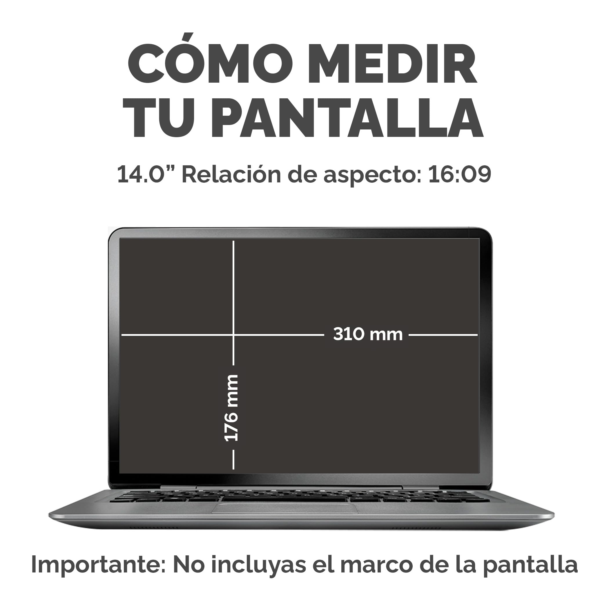 Fellowes Filtro de privacidad PrivaScreen™ – Protector de pantalla antirreflejos con filtro de luz azul para portátil 14.0" (16:9, 310 × 176mm) con pestañas Quick Reveal™