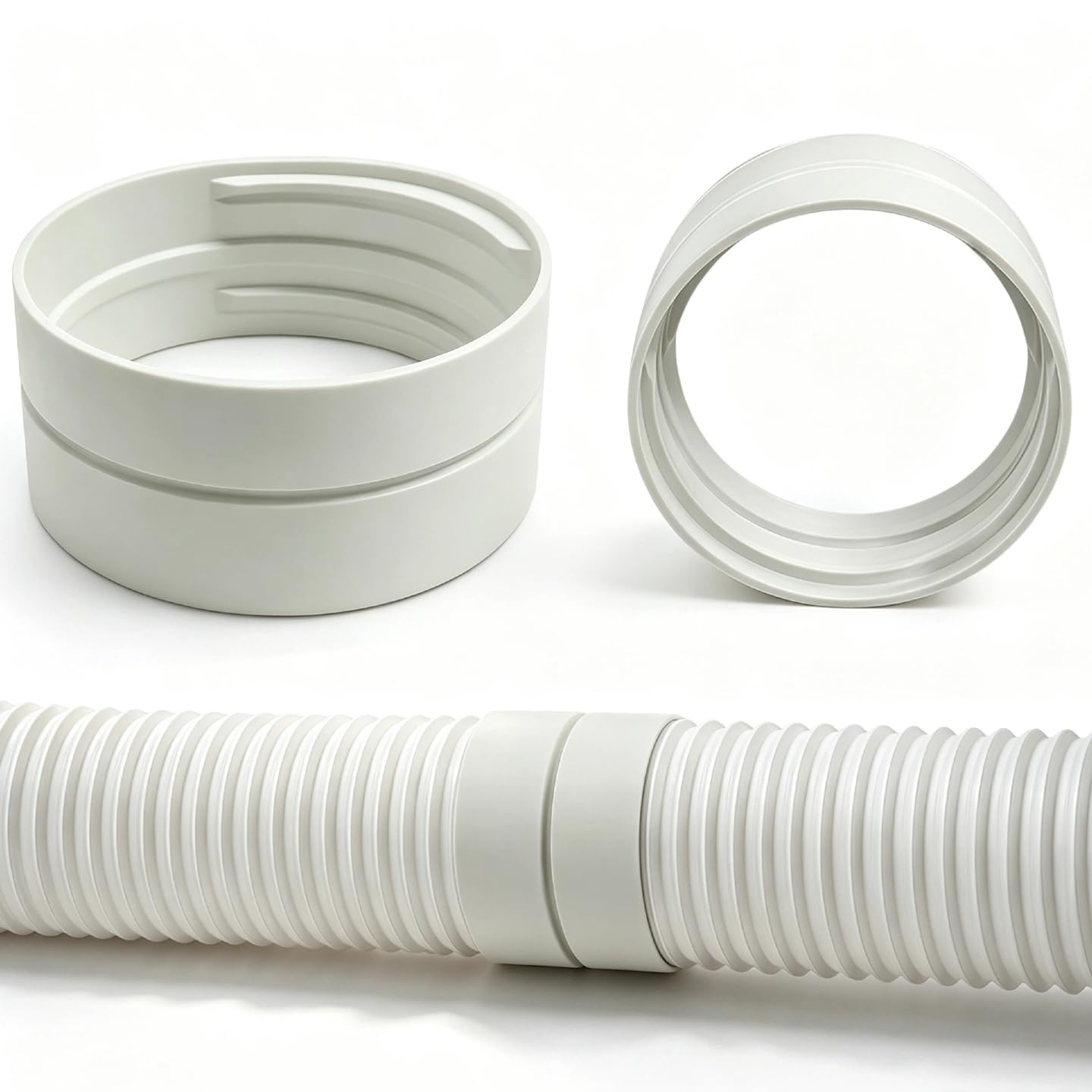 5.9" Portable AC Exhaust Hose Coupler - Universal Air Conditioner Exhaust