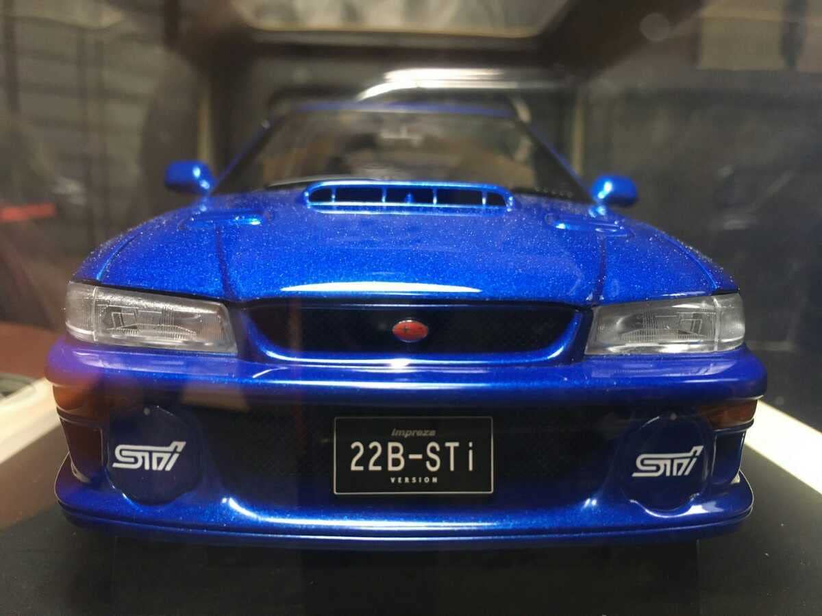 Amazon.co.jp: Aa・オートアート製1／18 スバル インプレッサ 22B 
