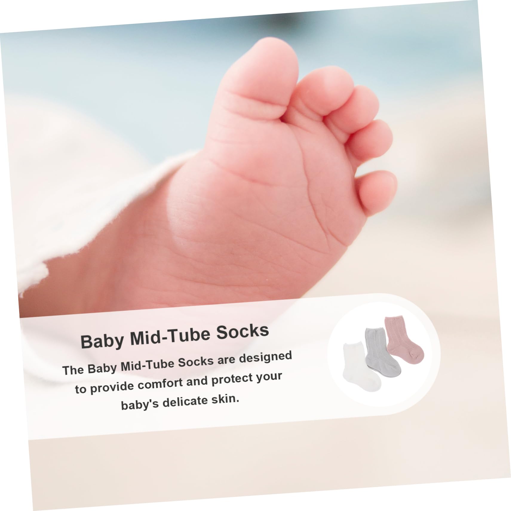 Toyvian Newborn Socks Baby Socks Toddler Socks Size s Warm Winter Socks for Infants