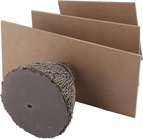 Miniatura 8 de Bandeja de escoba de Halloween, bandeja escalonada para cupcakes, decoración rústica y atractiva de 3 niveles para fiesta de pecadores para cocina