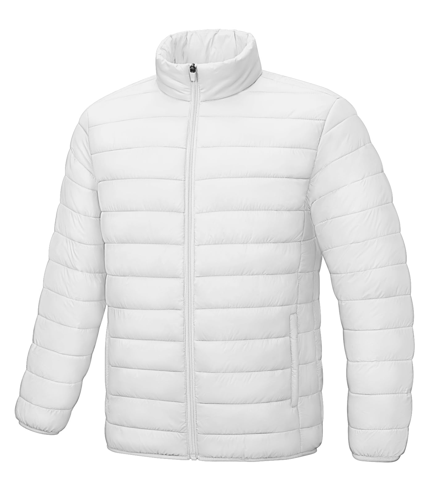 MAGNIVIT Men's Puffer Jackets Lightweight Warm Winter Coat Water-Repellent Windbreaker Insulated Quilted Packable Jacket