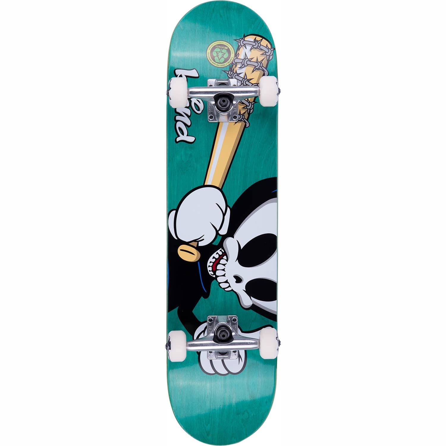 Skateboard Complet, Bat Reaper Character Vert, 7.75 x 31.19