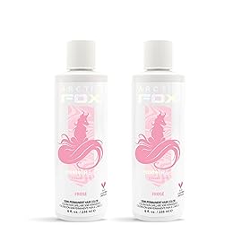 Arctic Fox Semi-Permanent Hair Dye, Vegan & Cruelty-Free, Pastel Pink Fros, Conditioning, Ammonia-Free, Peroxide-Free, Long Lasting Color, For All Hair Types, 8 Fl Oz (Pack of 2)