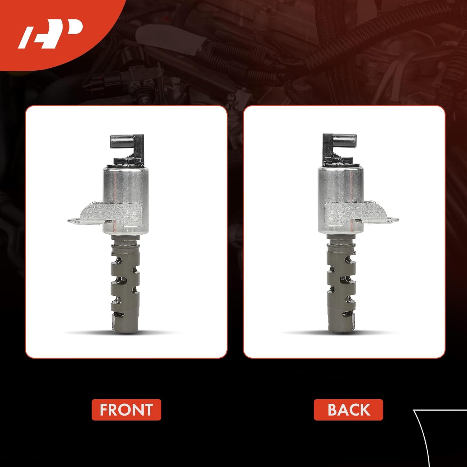 A-Premium 2-PC Engine Variable Valve Timing (VVT) Solenoid Compatible with Jaguar XF 2009-2010, XJ 2013, XJ8 2004-2009, XJR 2004-2009, S-Type 2000-2008, X-Type/XK/XK8/XKR/Super V8/Vanden Plas