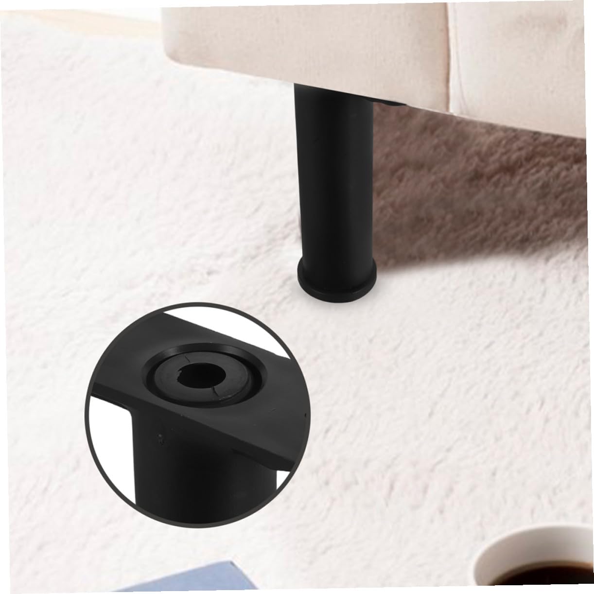 4pezzi Gambe Regolabili Per Telaio Letto Supporto Telaio Letto Regolabile Gambe Sostituzione Per