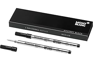 Monte Blanc Ballpoint Refills, Mystery Black 105158