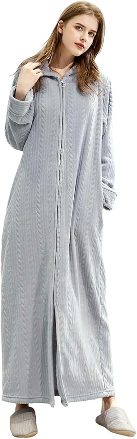 amazon zipped dressing gowns