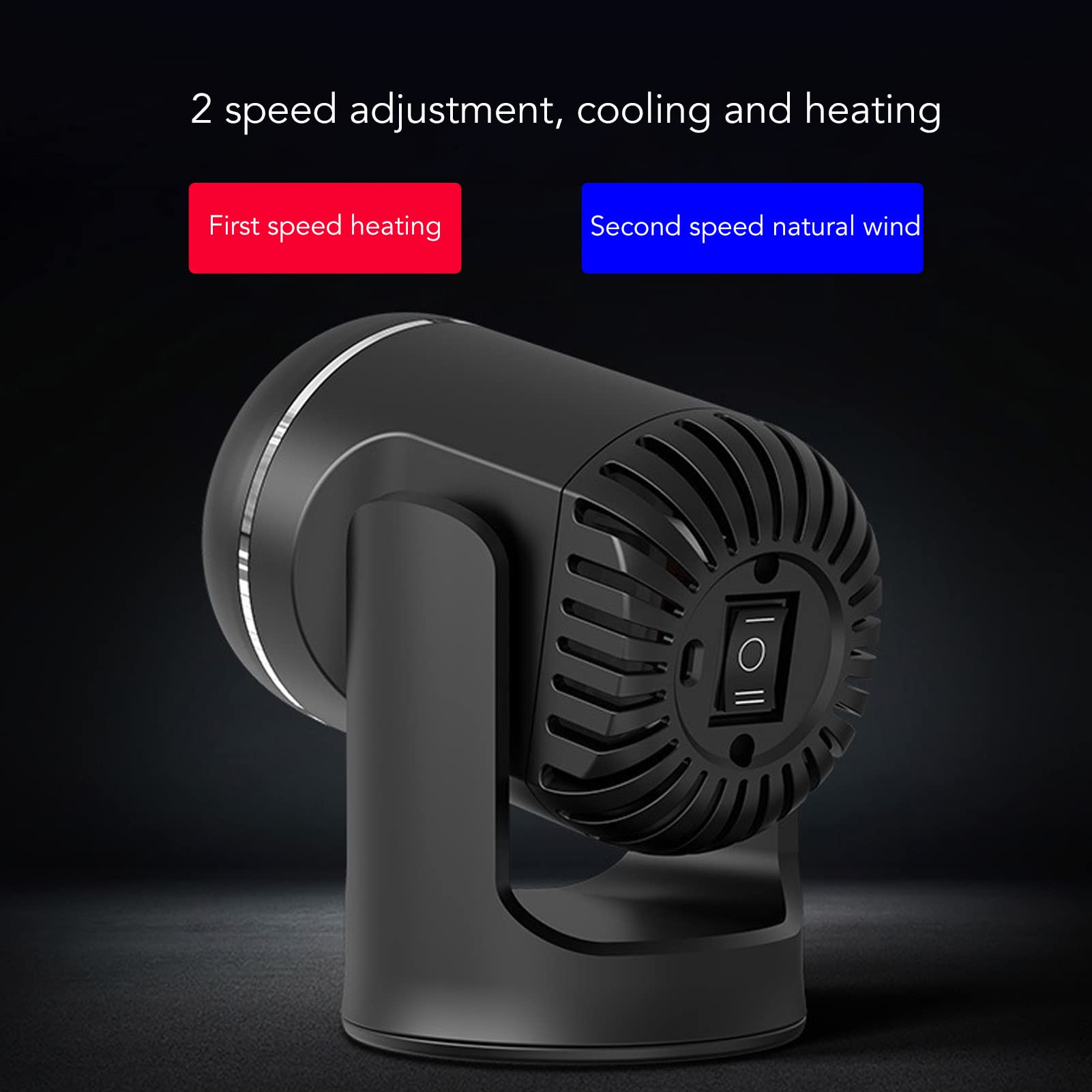 EXTRWORY Dégivreur De Chauffage De Voiture, 12 V 120 W USB Portable