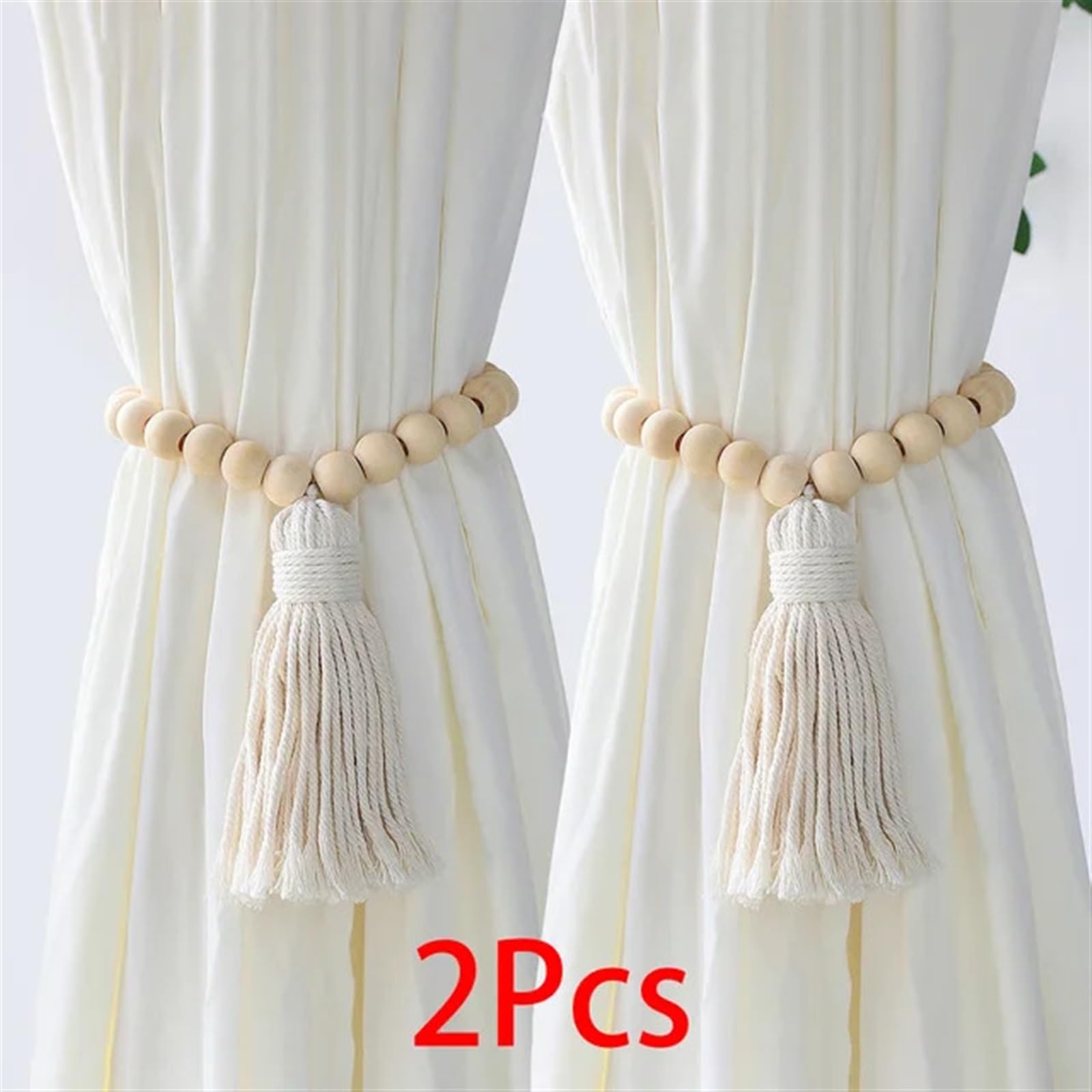 embrasses de Rideaux Curtain Tie Backs with Beadfringe Curtains Acccessories Decorative Rope Decoration for