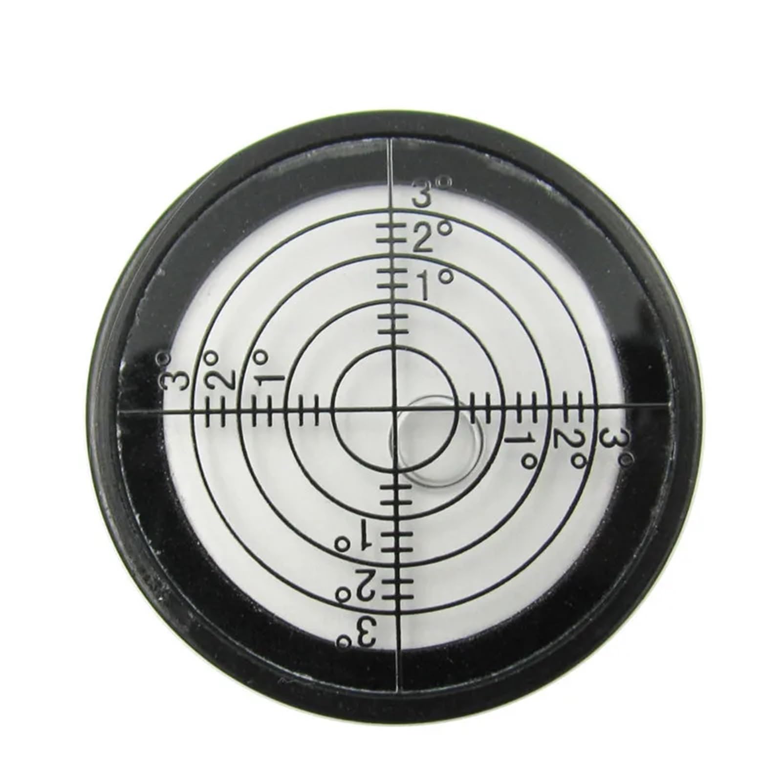 Niveau à bulle magnétique circulaire universel, haut-parleur à bulle, diamètre 40x10mm, 1 pièce(WHITE)