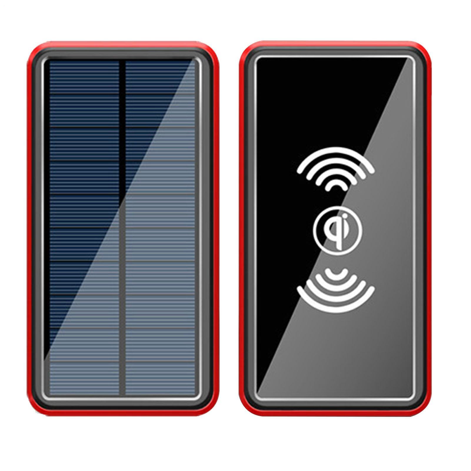 Chargeur solaire Power Bank – 30 000 mAh, chargeur de téléphone portable