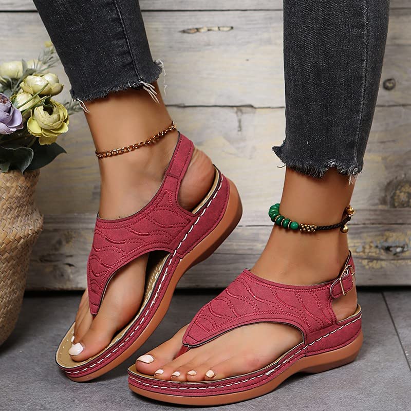 Amazon.com: Yellcn Dotmalls Women's Comfy Orthotic Sandals, Sursell  Adjustable Arch Support Flat Orthopedic Sandals (Color : Brown-A2, Shoe  Size : 10) : Clothing, Shoes \u0026 Jewelry