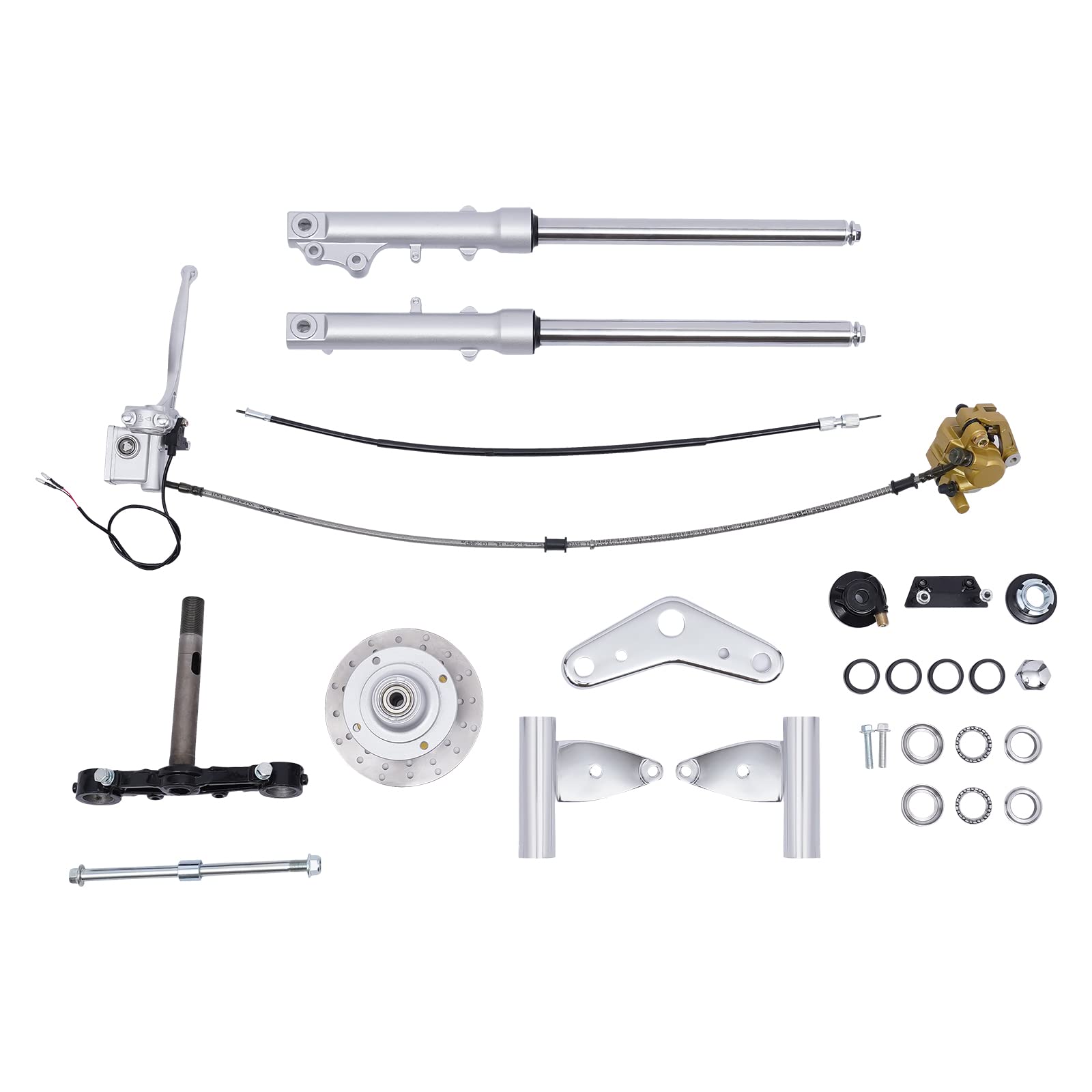 Classic Fork With Disc Brake Kit For Honda Monkey Z50 Gorilla And Singa Chimp Skymini Bongo Price : 149,00 € BS1135 Di - Foto 8