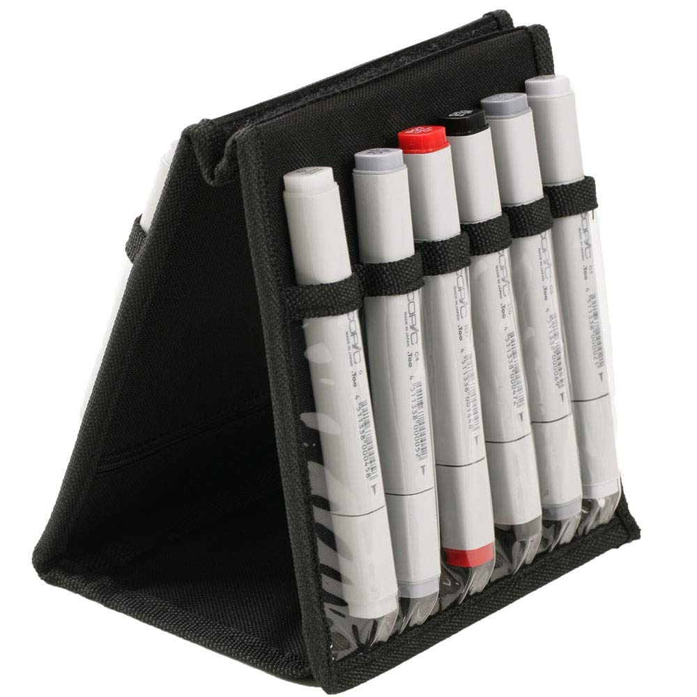 Graphit GRAPH'IT Empty Easel Storage Case for 12 Alcohol Markers SA41363 Black