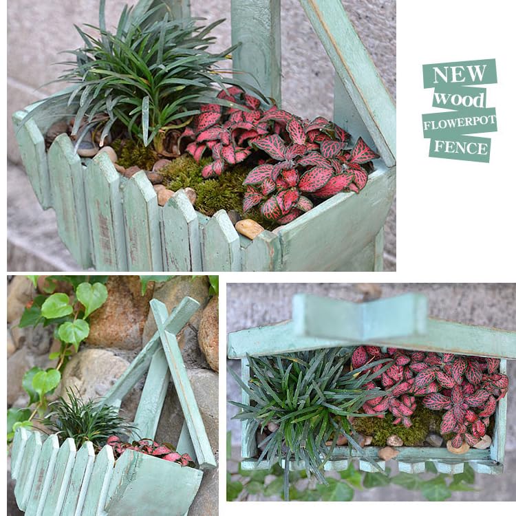 Plantador vertical de madera para hierbas aromáticas de pared 4