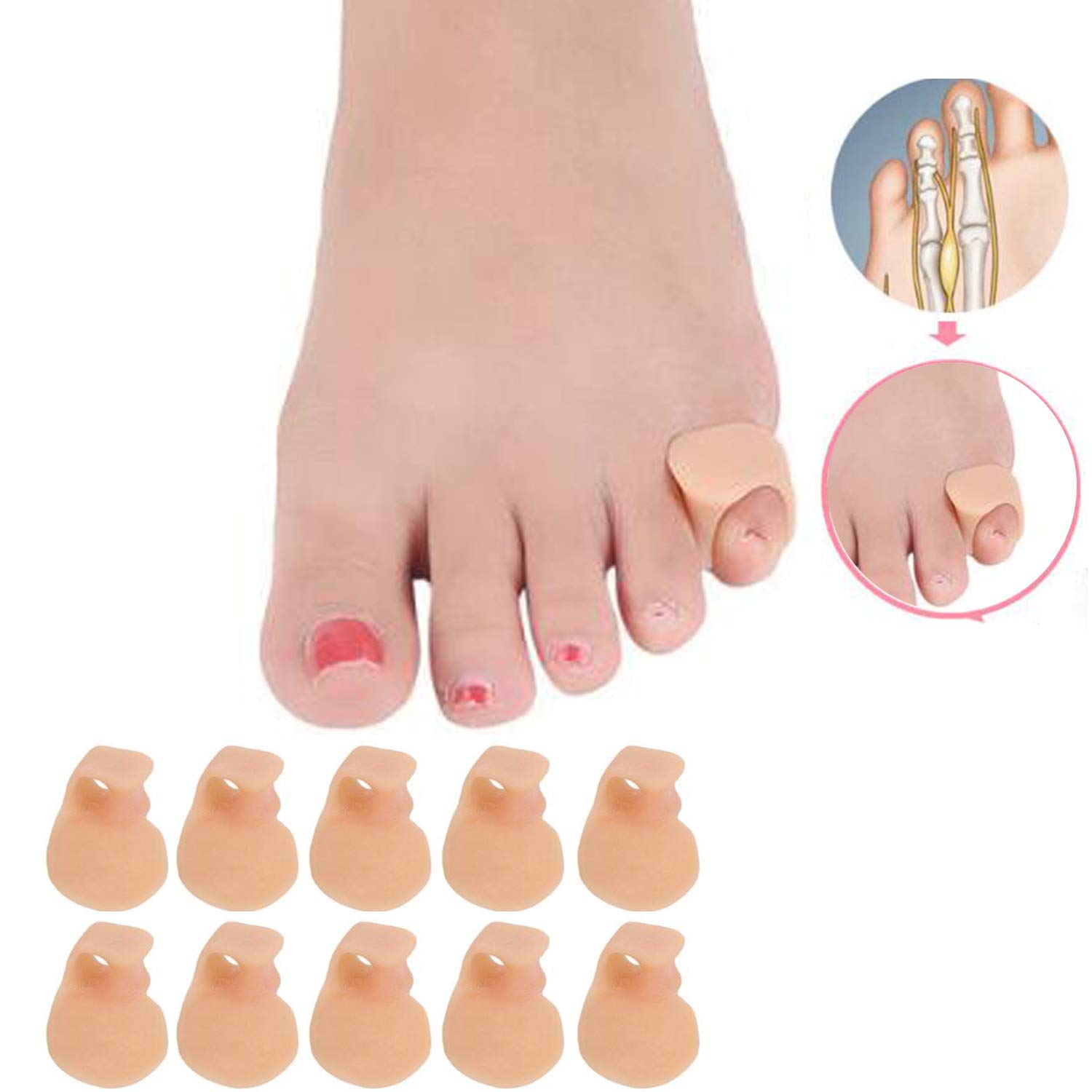 Buy Pinky Toe Cushion Splint, Little Toe Separators, Little Toe