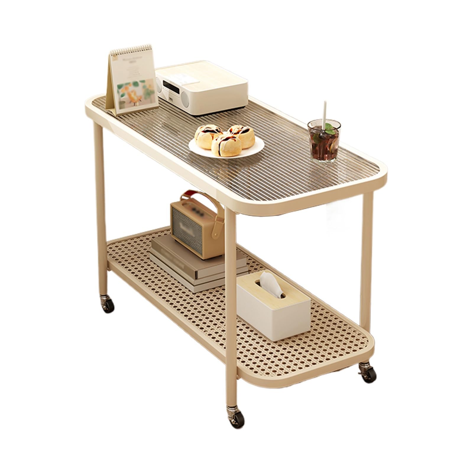 Petite table basse en verre pour salon et chambre moderne