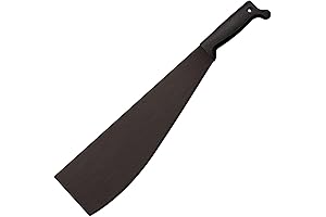 Cold Steel Sharp Durable 14.625 Inch Heavy Machete Black Color with Sheath 97LHMS