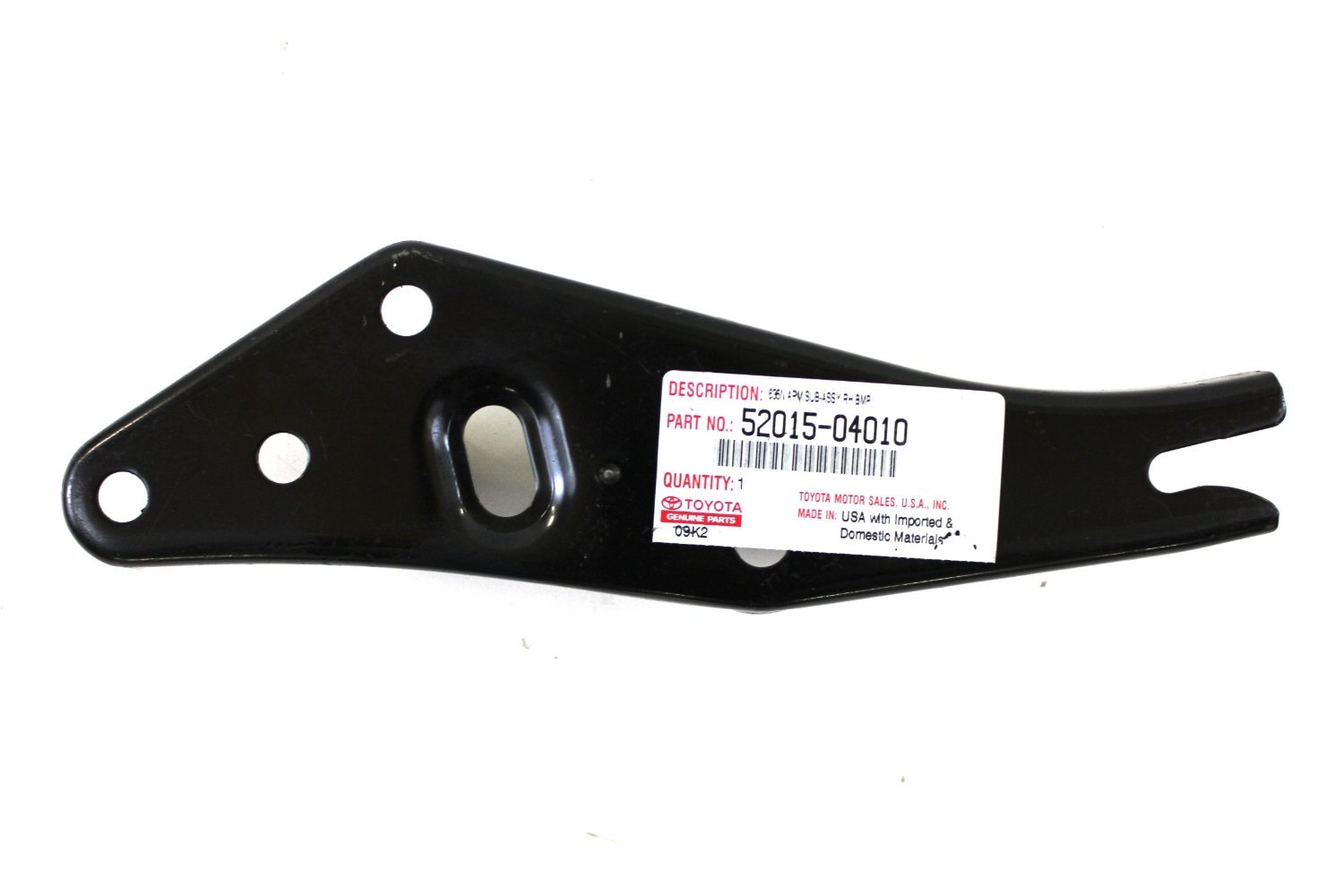 Sherman Replacement Part Compatible with Toyota Tacoma Rear Passenger Side Bumper Bracket (Partslink Number TO1167114)