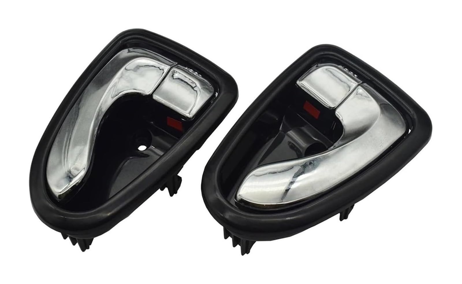 TYTYASS Inner Door Handle for Hyundai for Accent for Verna 1.6L 2000-2006 Car Inside Interior Door Handle Left Right 8262025000 82610-25000(Chrome Pair)