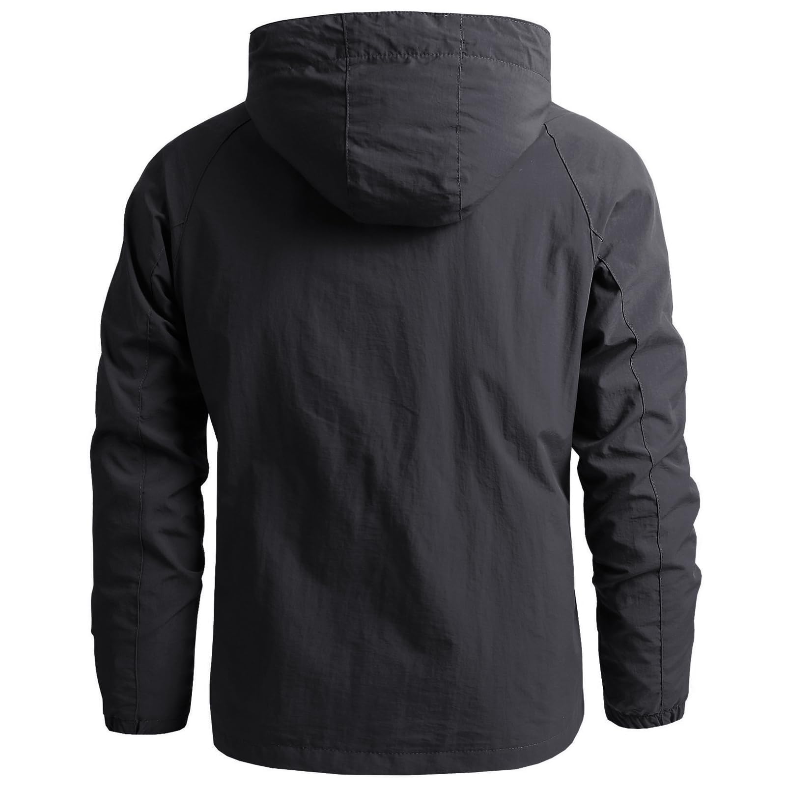 Aotoyou Veste Softshell Hommes Veste de Pluie pour Homme Blouson Imperméables Coupe Vent